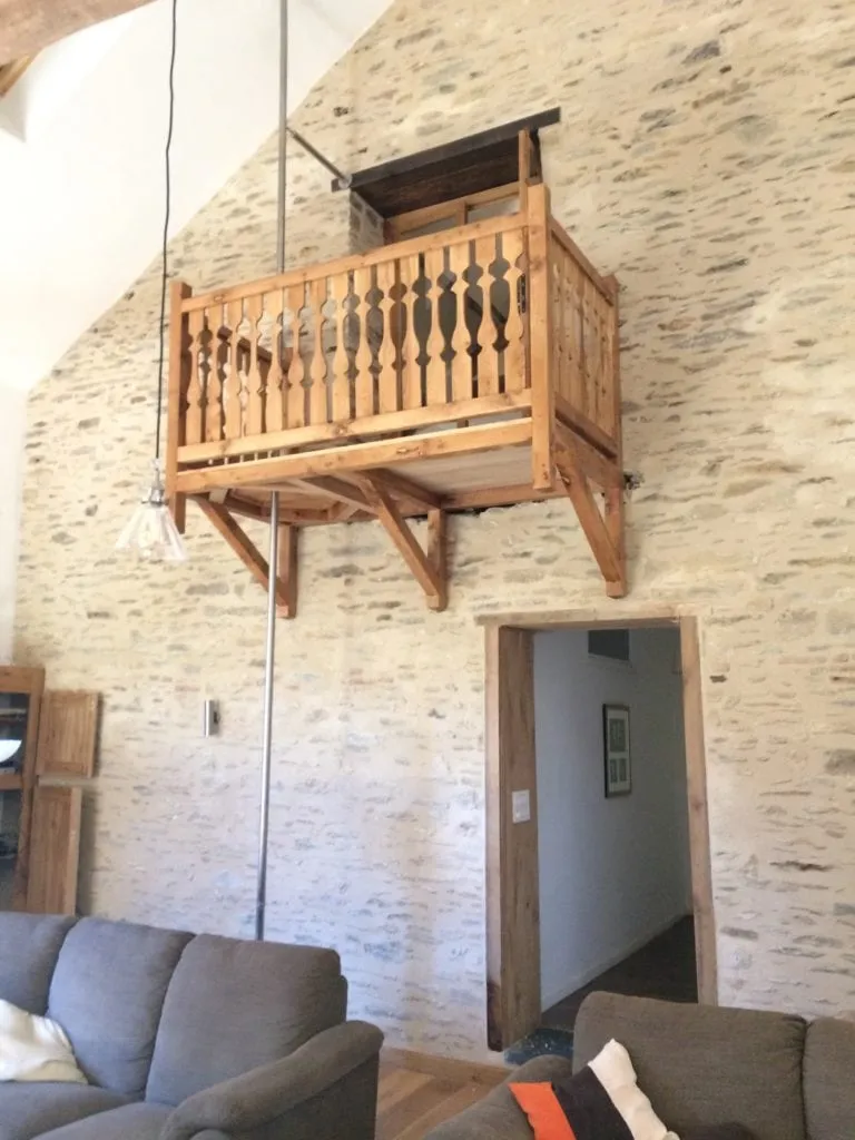 Balcony at the villa