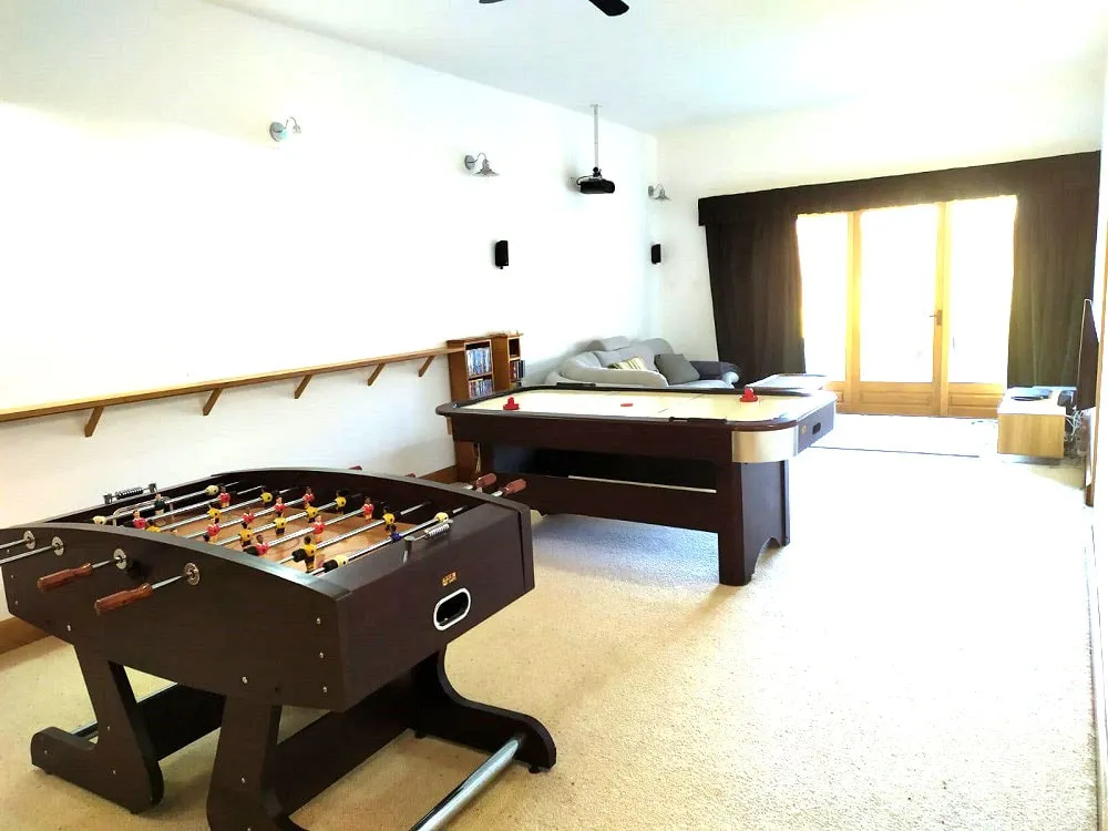 Babyfoot air hockey cinema