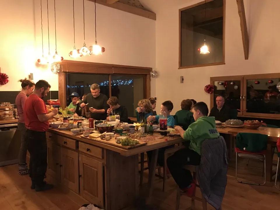 Gite a louer Noel.  Avec famille et amis