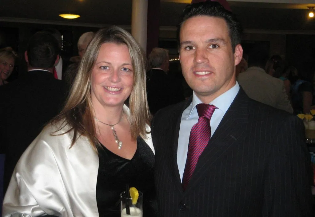 Esther & Duncan, owners of this luxury villa