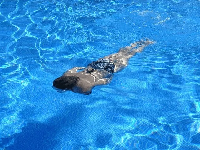 private heated swimming pool at your pet friendly holiday home, private swimming pool