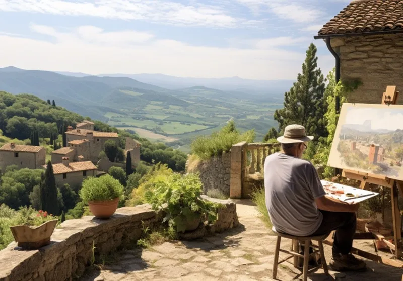 Painting holiday in France