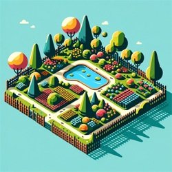 Fenced garden