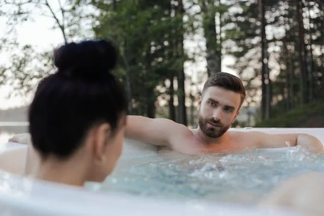 Forest hot tub, dog friendly hot tub, log cabin, but not lake district national park, scottish highlands, lake district, cornish coast, snowdonia national park, north yorkshire, mid wales, uk, cornish countryside, west wales, bicester village, yorkshire dales, north yorkshire, west wales