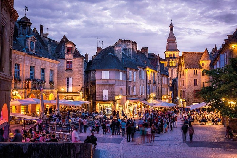 Christmas markets in Sarlat Dordogne France